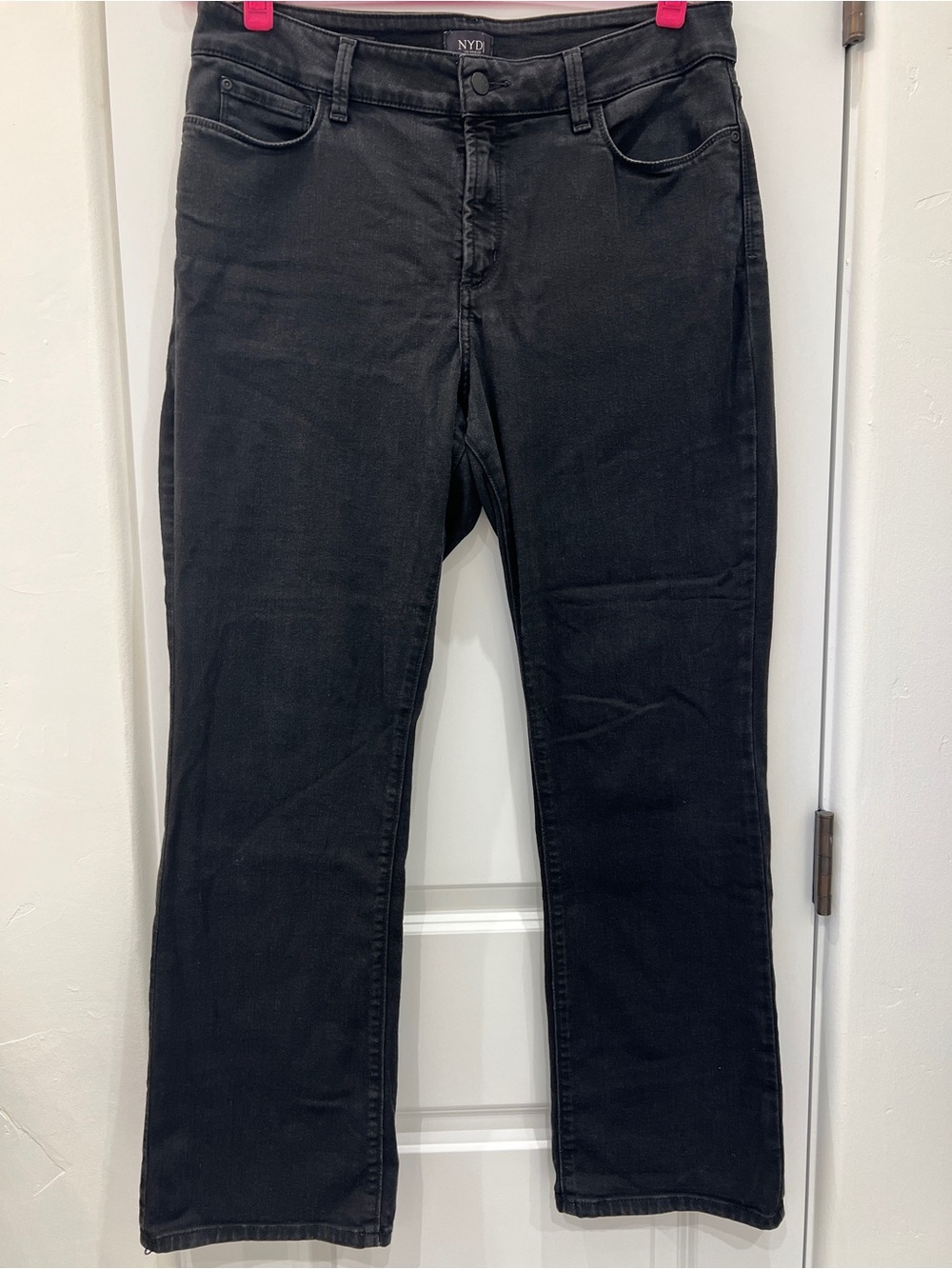 NYDJ Black Bootcut Jeans with Classic Five-Pocket Styling